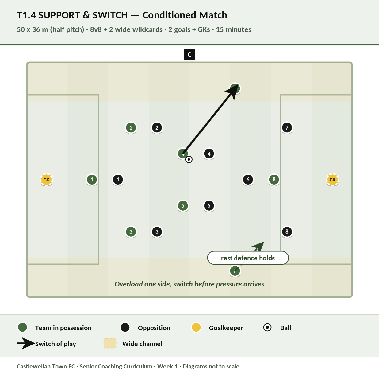 Support & Switch diagram